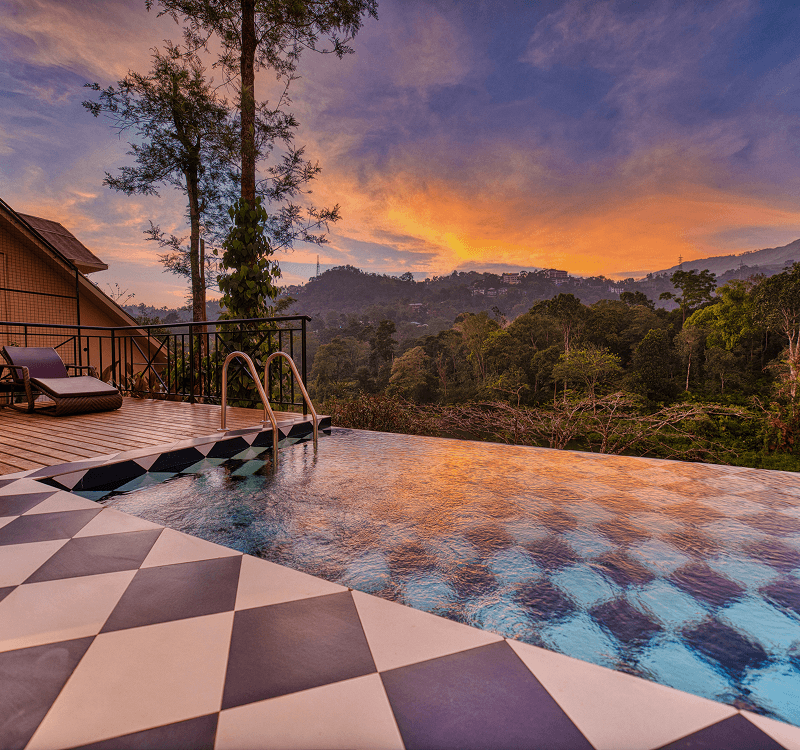 Riverside Royale Escape in a Riverside Pool Villa at Blanket Riverside Resort, Munnar