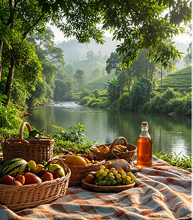 Riverside picnics