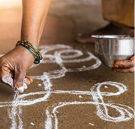 Kolam Drawing