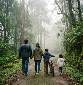 Walks through frost-touched viewpoints