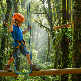 Watch Tower and Rope Adventure Zone