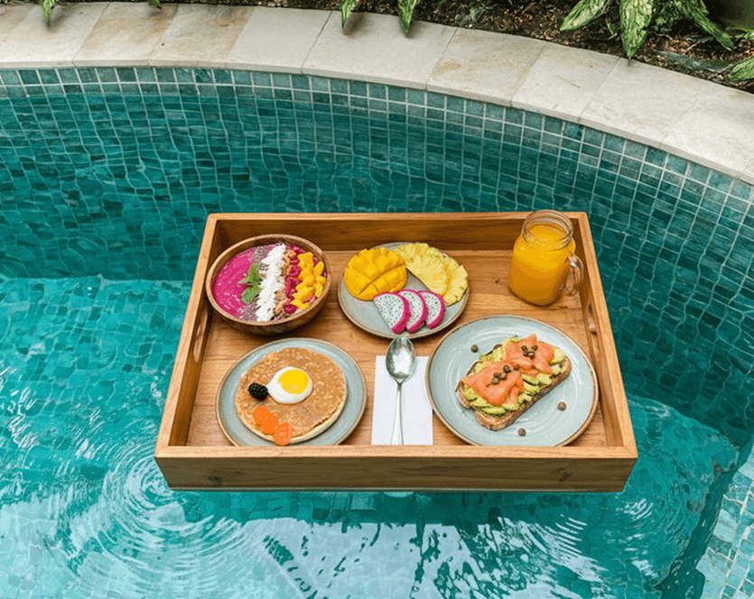 Floating Breakfast for Private Pool Villa Guests